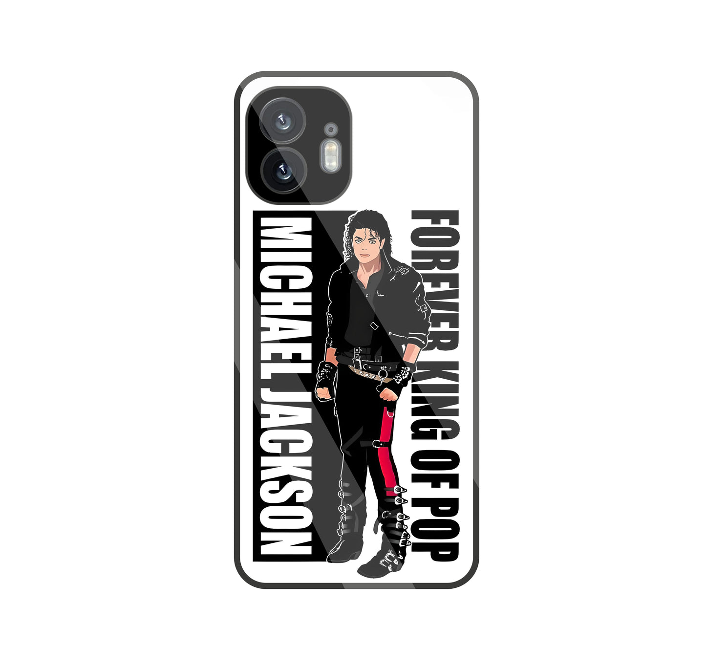 Michael Jackson King Of Pop glass Case For Nothing Phone 2