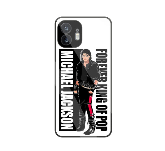 Michael Jackson King Of Pop glass Case For Nothing Phone 2