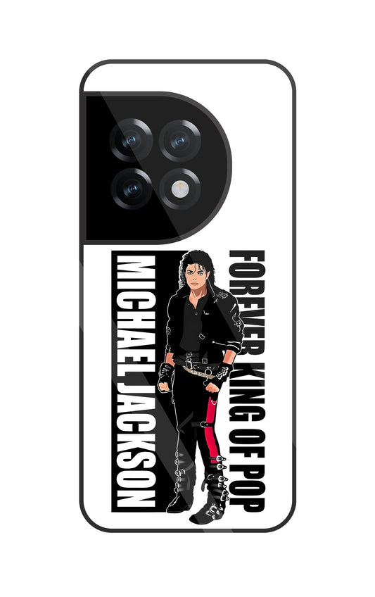Michael Jackson King Of Pop Glass Case For OnePlus 11R