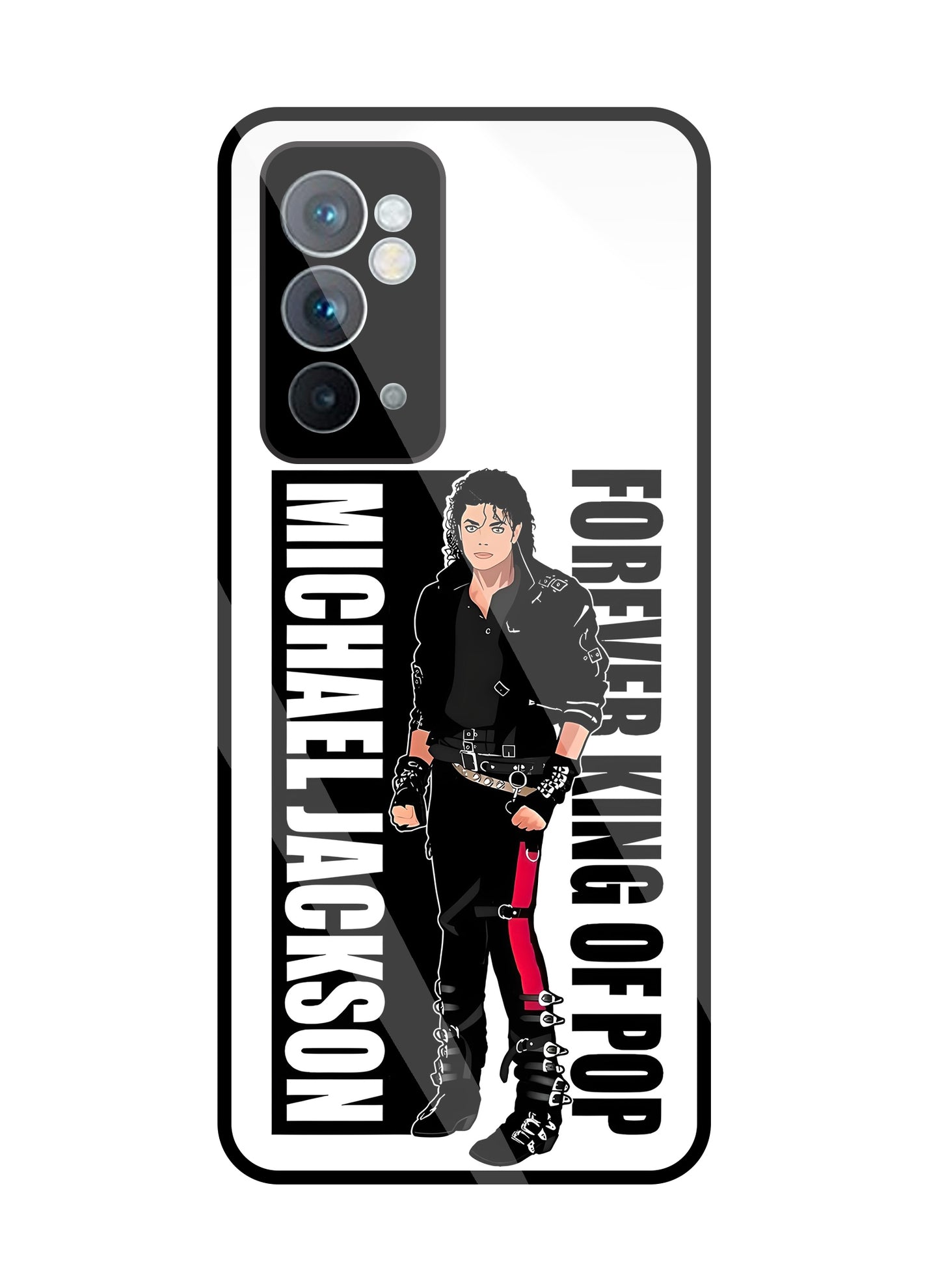 Michael Jackson King Of Pop Glass Case For OnePlus 9RT