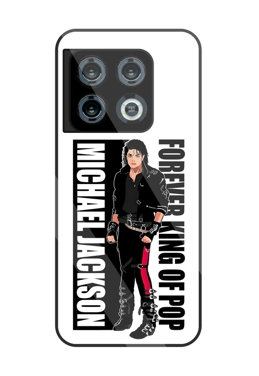 Michael Jackson King Of Pop Glass Case For OnePlus 10 Pro