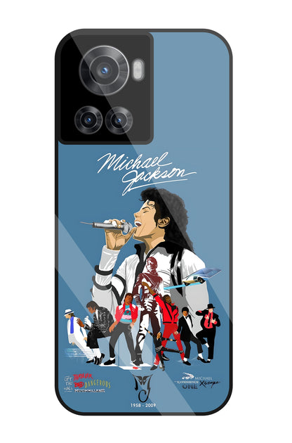 Michael Jackson Mashup Glass Case For OnePlus 10R