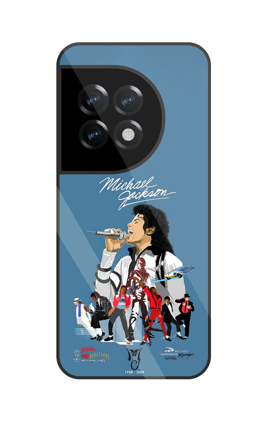Michael Jackson Mashup Glass Case For OnePlus 11R