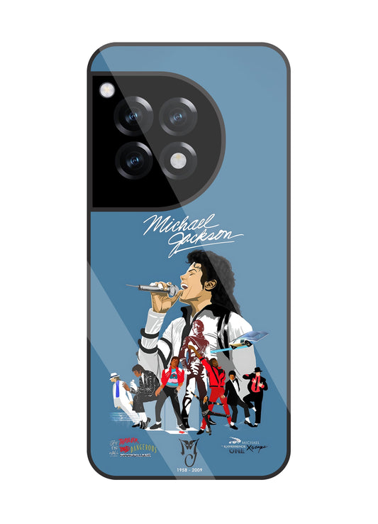Michael Jackson Mashup Glass Case For OnePlus 12R