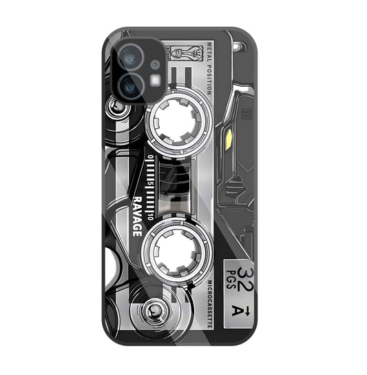 Microcassette Glass Case For Nothing Phone 1