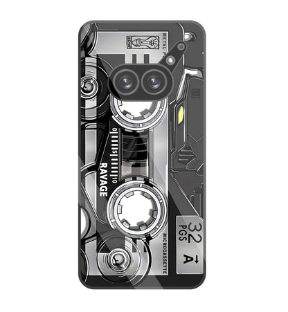 Microcassette glass Case For Nothing Phone 2A
