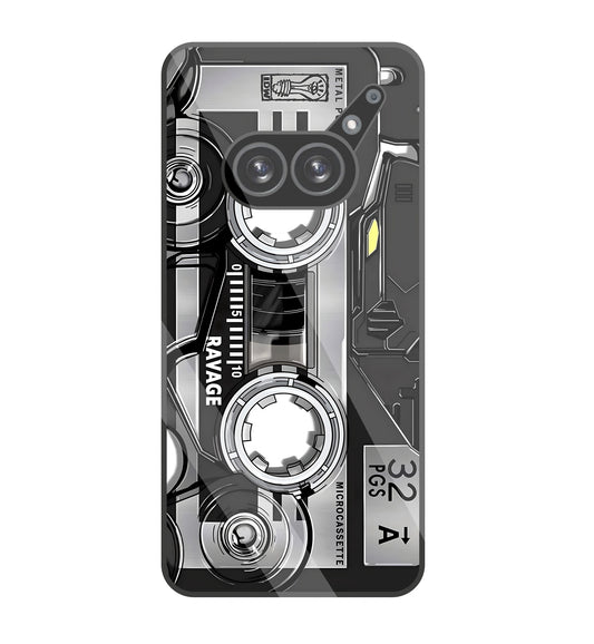 Microcassette glass Case For Nothing Phone 2A