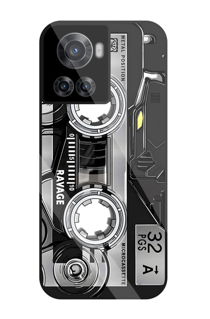 Microcassette Glass Case For OnePlus 10R
