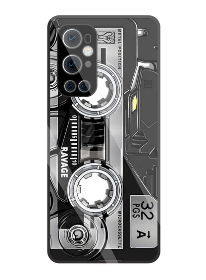 Microcassette Glass Case For OnePlus 9 Pro