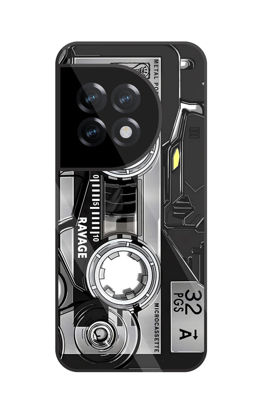 Microcassette Glass Case For OnePlus 11R
