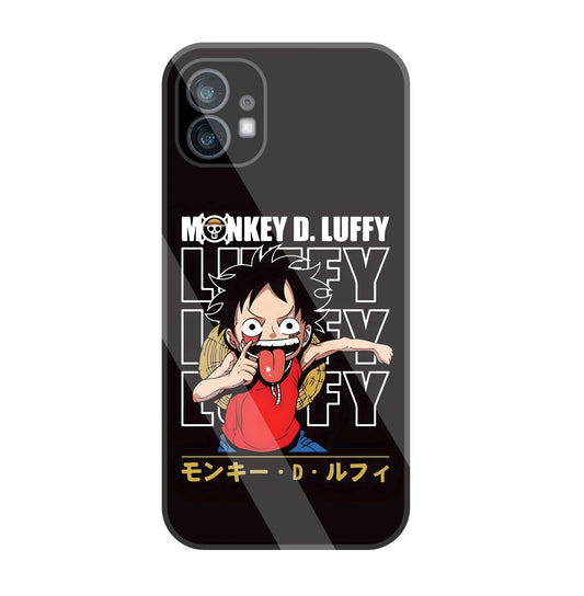Monkey D.Luffy Glass Case For Nothing Phone 1