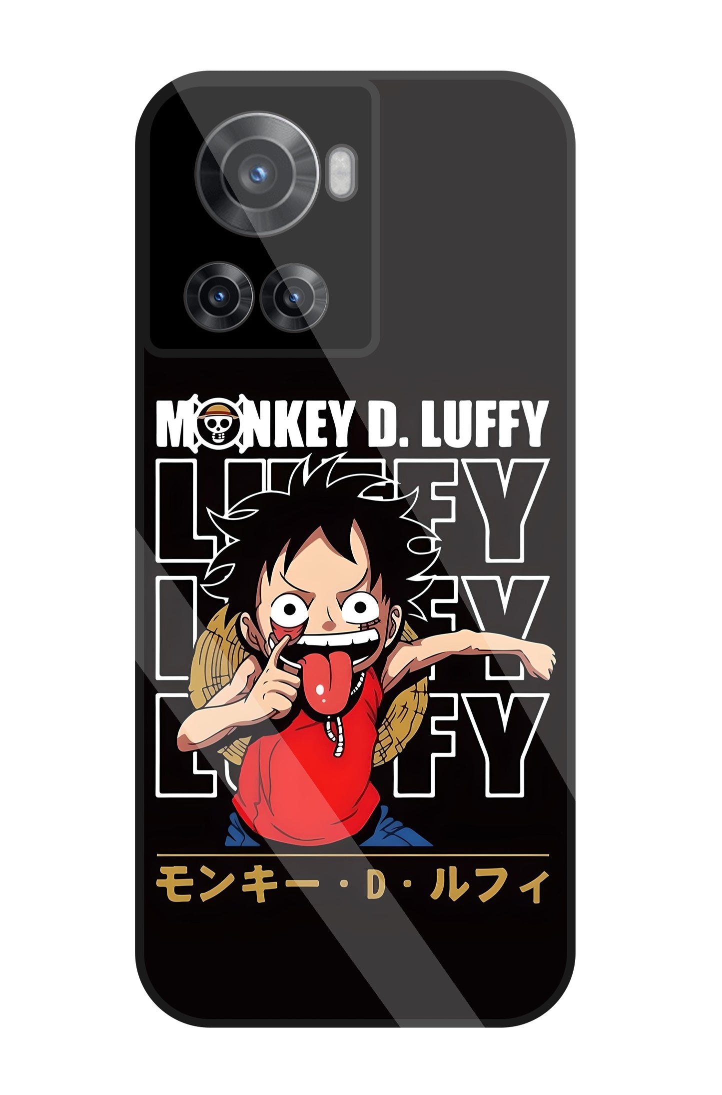 Monkey D.Luffy Glass Case For OnePlus 10R