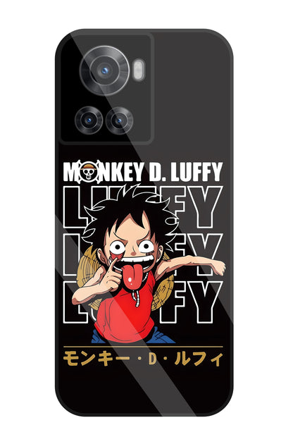 Monkey D.Luffy Glass Case For OnePlus 10R