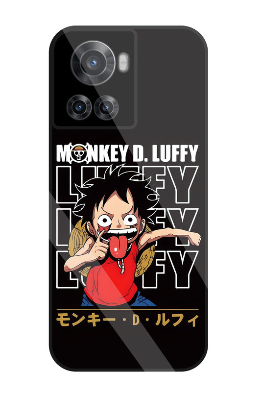 Monkey D.Luffy Glass Case For OnePlus 10R