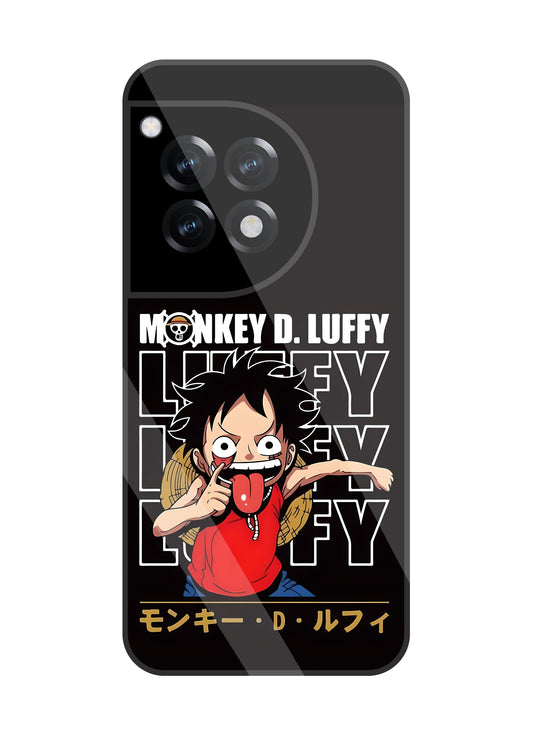 Monkey D.Luffy Glass Case For OnePlus 12R
