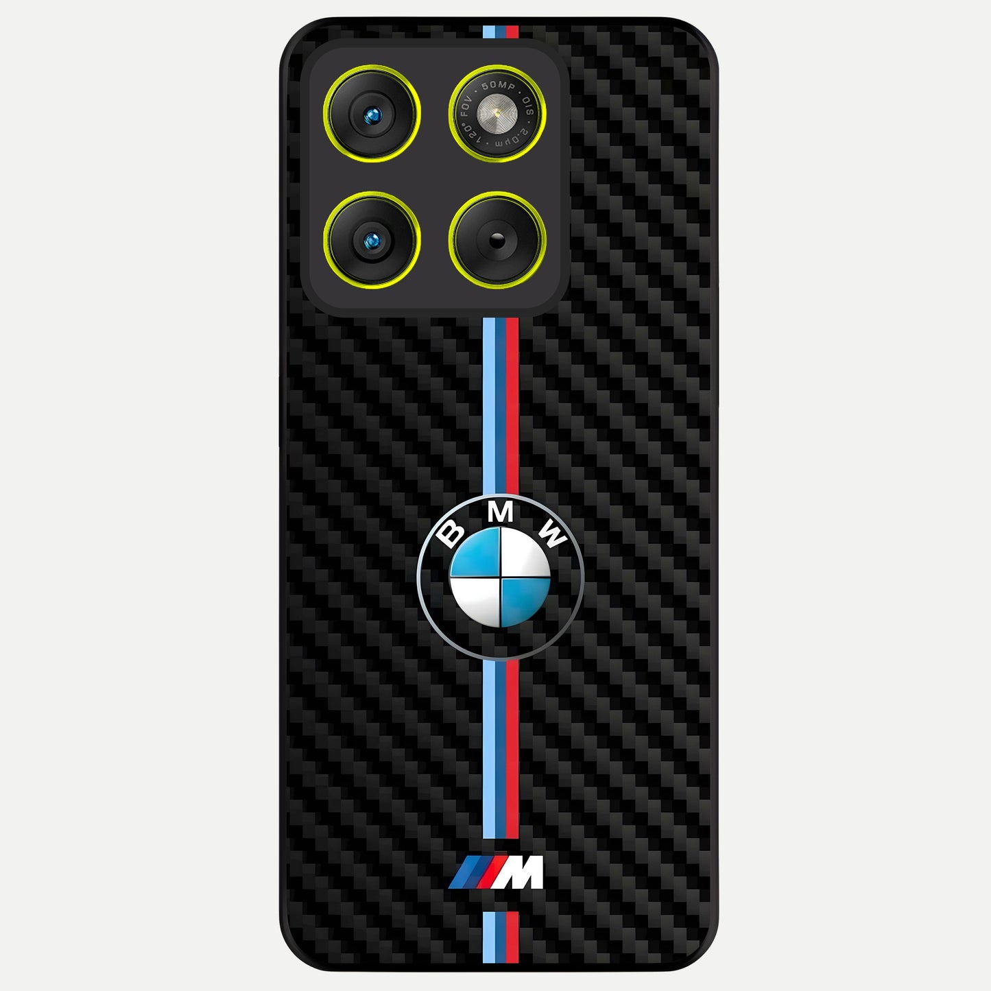  BMW Pattern Glass Case For Moto Edge 70 back cover – full design glossy printed glass finish