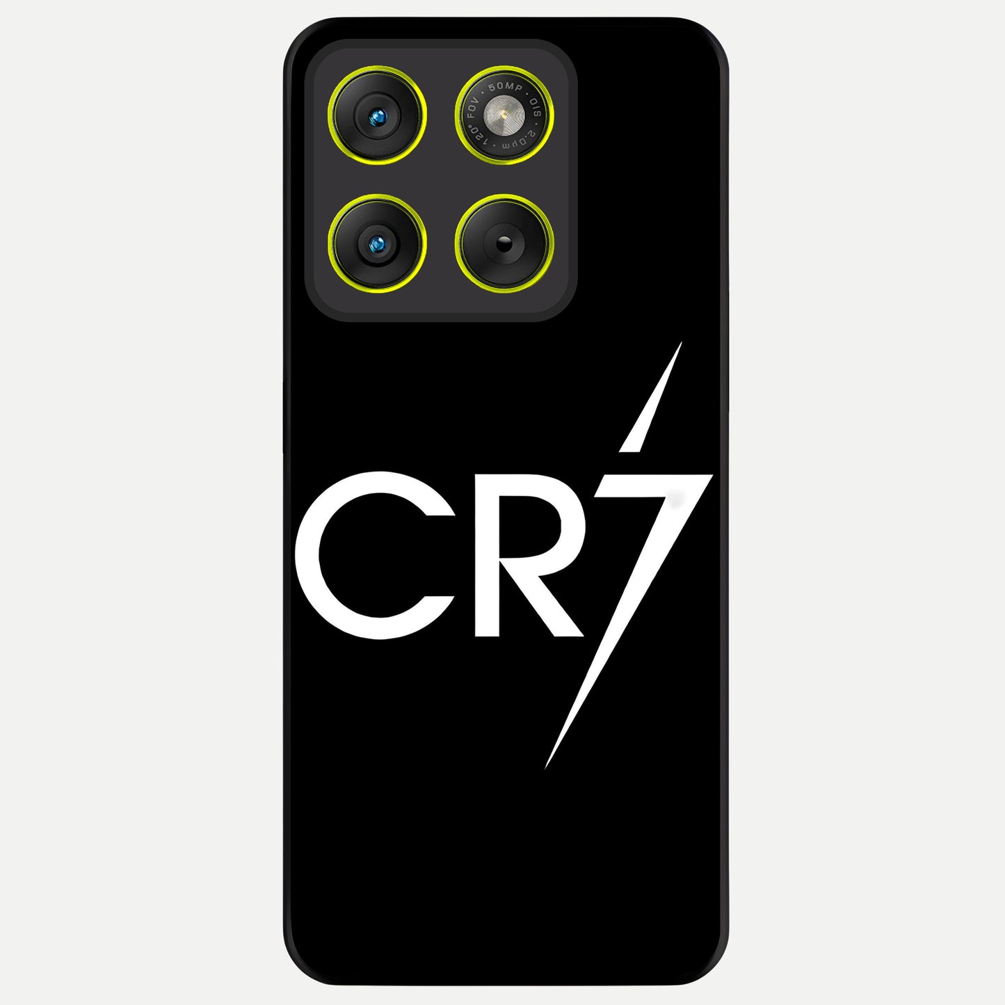  CR7 Elite Strike Glass Case For Moto Edge 70 back cover – full design glossy printed glass finish