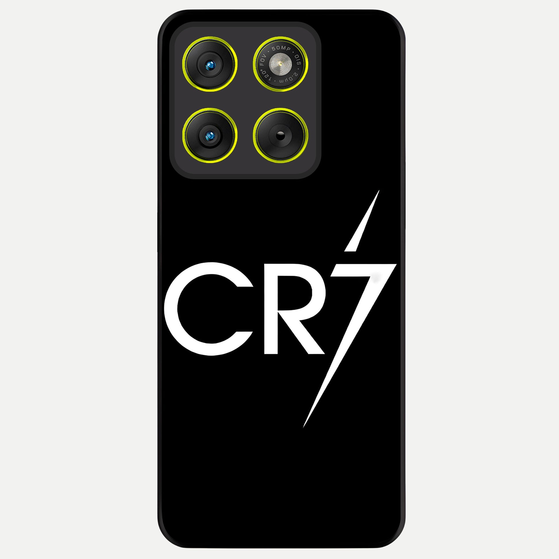  CR7 Elite Strike Glass Case For Moto Edge 70 back cover – full design glossy printed glass finish