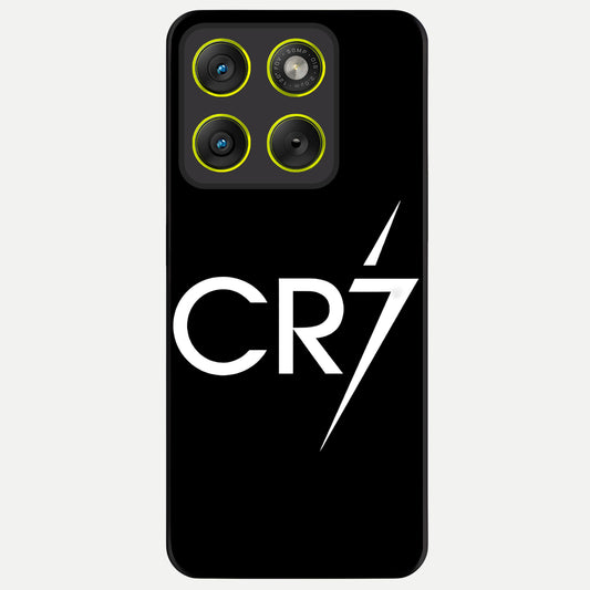  CR7 Elite Strike Glass Case For Moto Edge 70 back cover – full design glossy printed glass finish