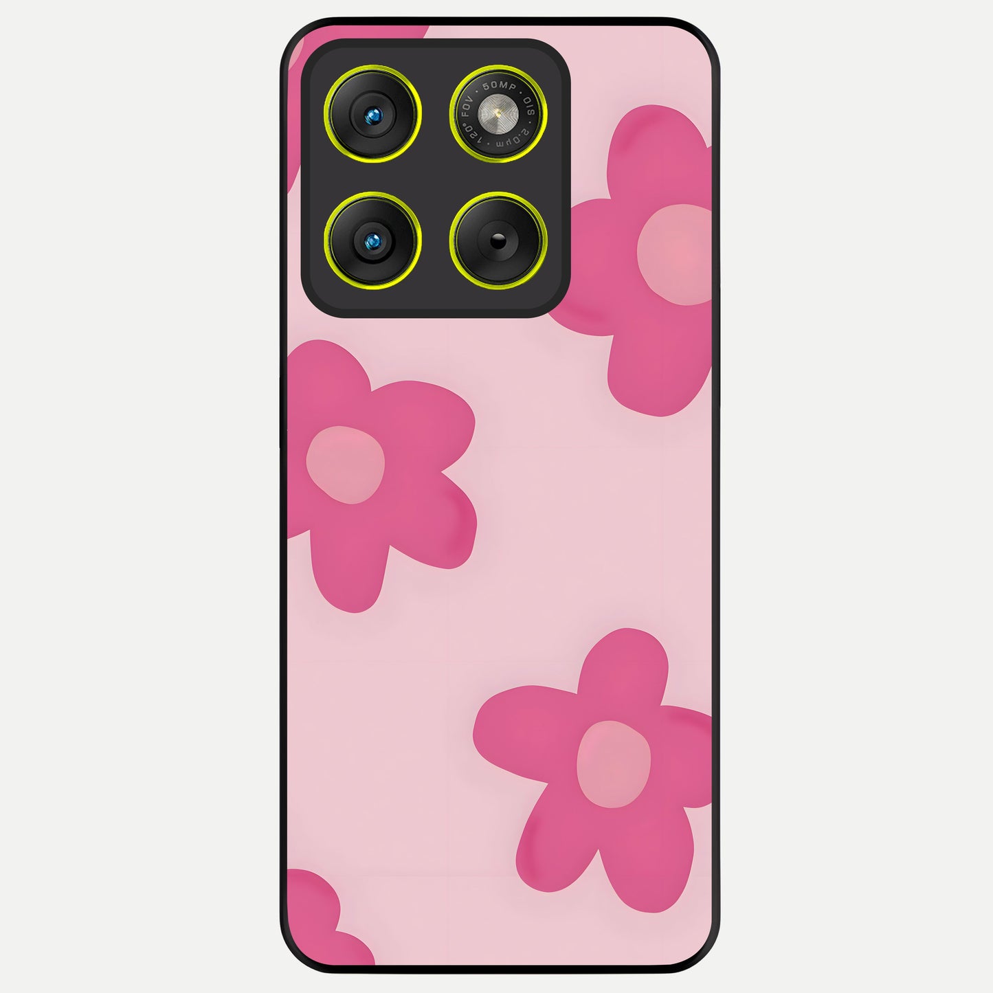  Candy Bloom Dreams Glass Case For Moto Edge 70 back cover – full design glossy printed glass finish
