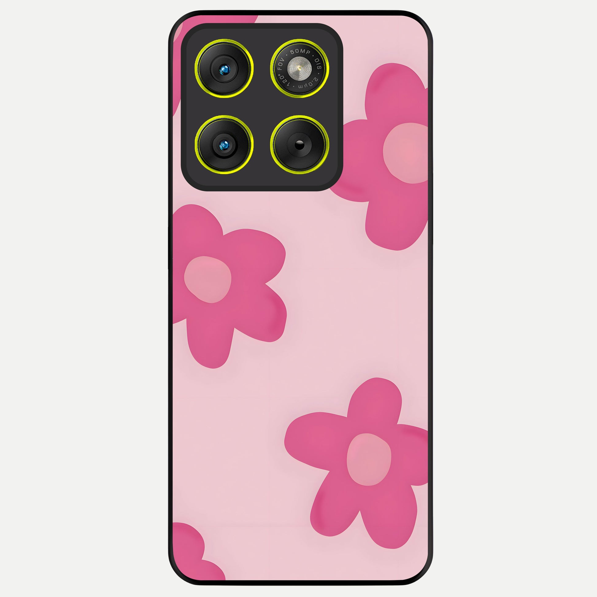 Candy Bloom Dreams Glass Case For Moto Edge 70 back cover – full design glossy printed glass finish