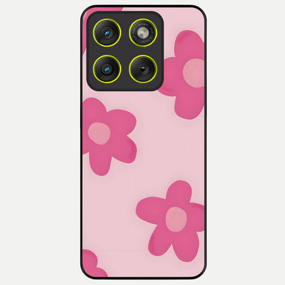  Candy Bloom Dreams Glass Case For Moto Edge 70 back cover – full design glossy printed glass finish