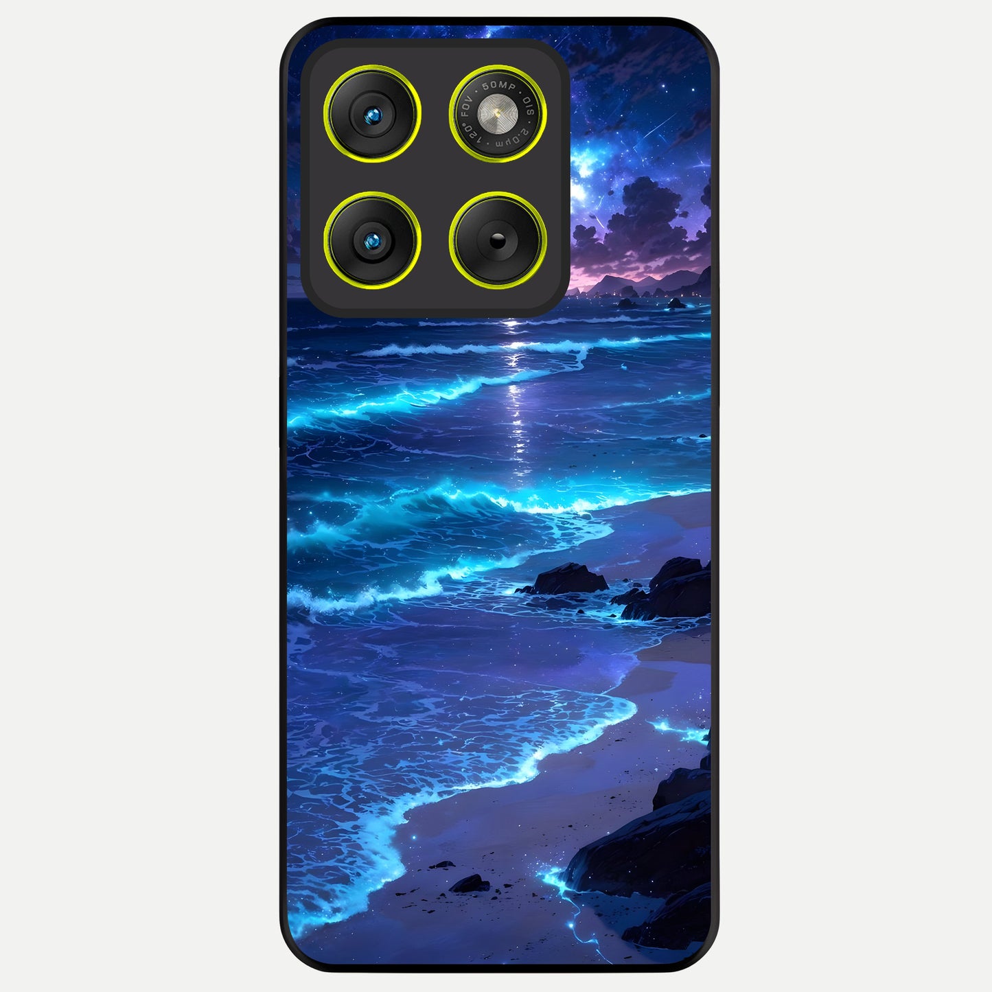  Classic Damn Look Glass Case For Moto Edge 70 back cover – full design glossy printed glass finish