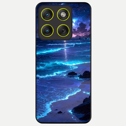  Classic Damn Look Glass Case For Moto Edge 70 back cover – full design glossy printed glass finish