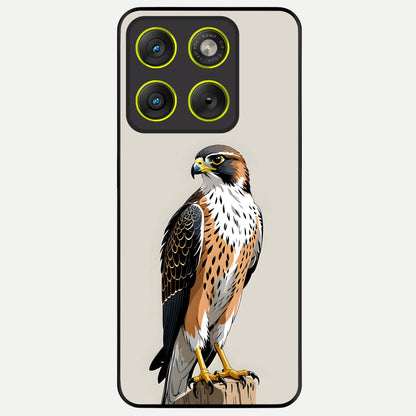  Clever Eagle Glass Case For Moto Edge 70 back cover – full design glossy printed glass finish