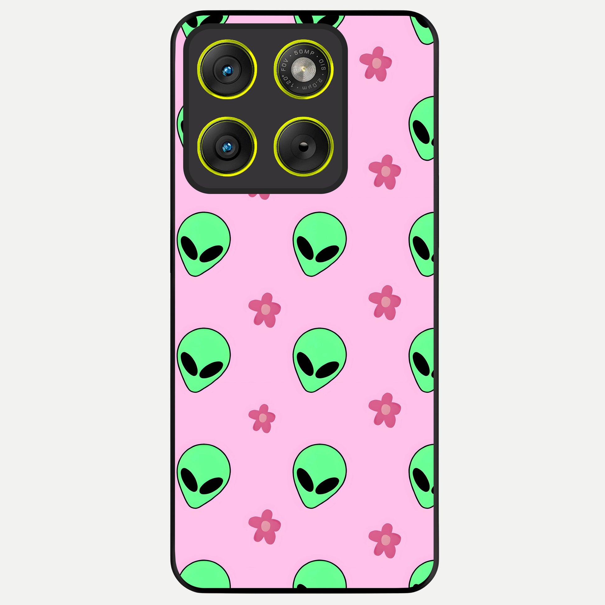  Cosmic Cute Crush Glass Case For Moto Edge 70 back cover – full design glossy printed glass finish