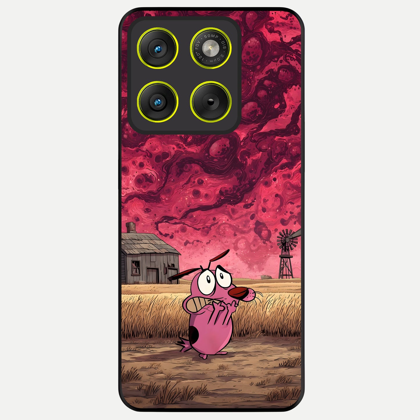  Courage Under Sky Glass Case For Moto Edge 70 back cover – full design glossy printed glass finish