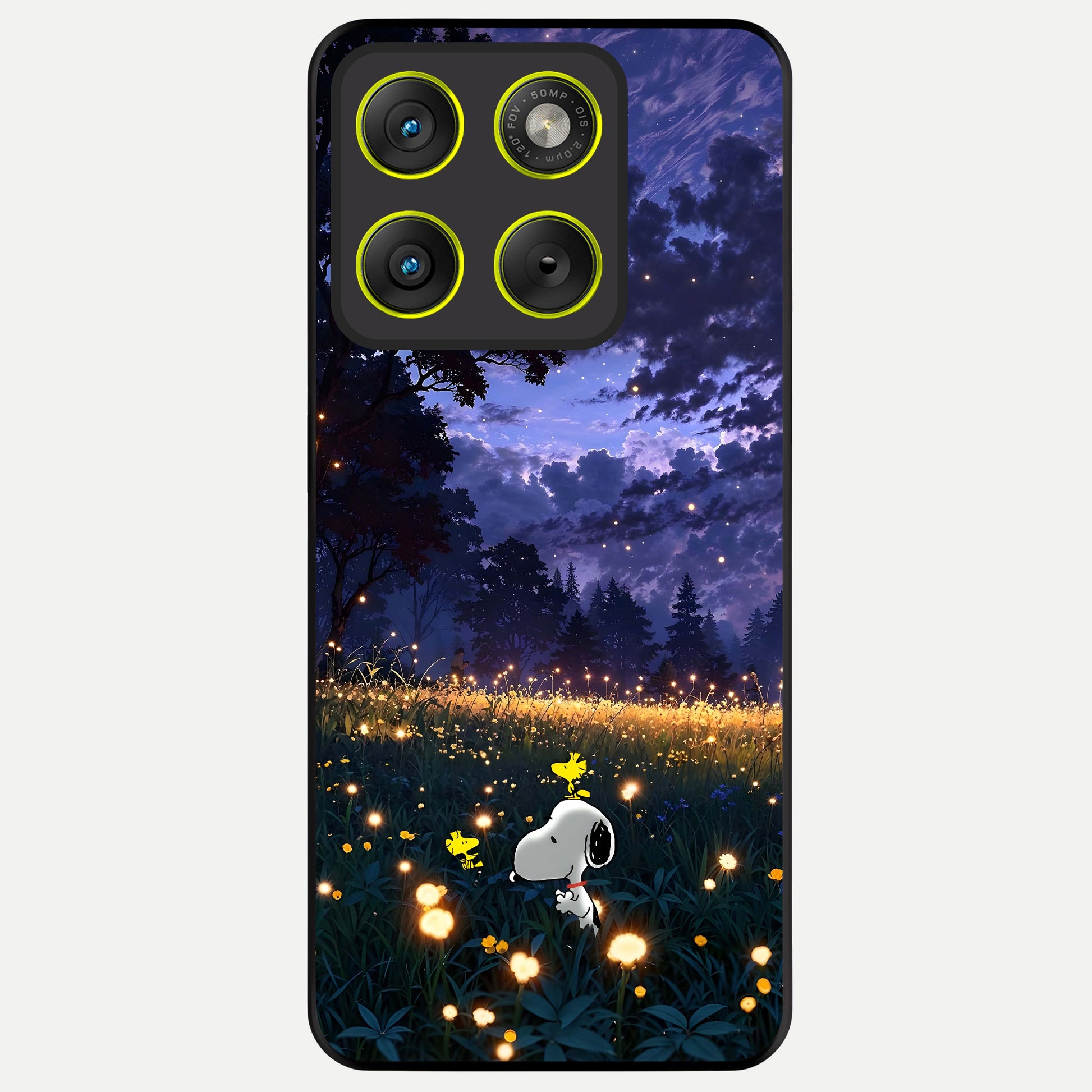  Firefly Meadow Magic Glass Case For Moto Edge 70 back cover – full design glossy printed glass finish