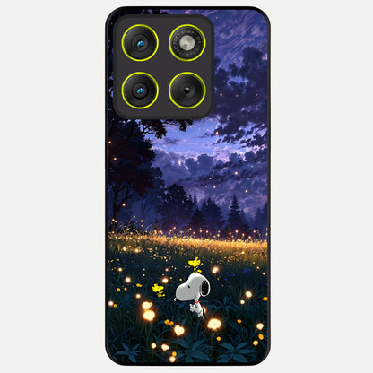  Firefly Meadow Magic Glass Case For Moto Edge 70 back cover – full design glossy printed glass finish
