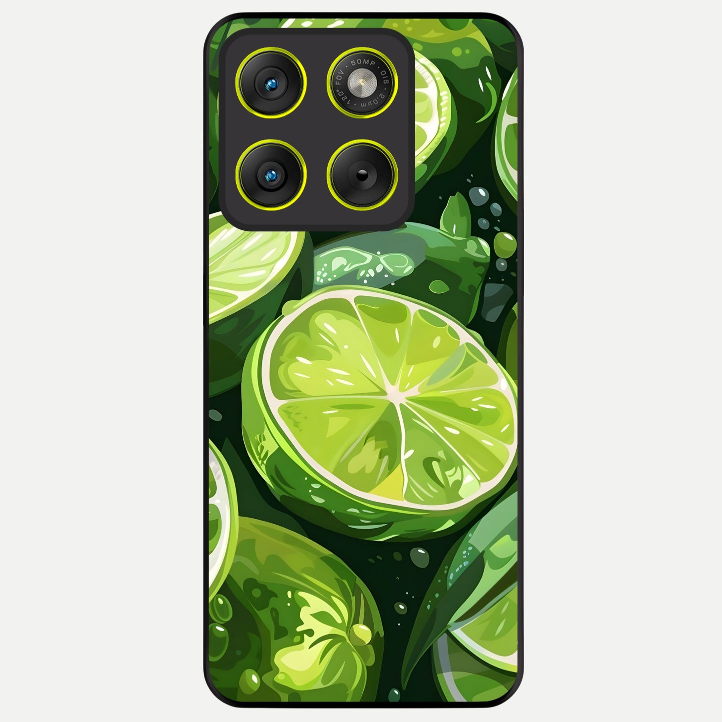  Green Kawasaki Glass Case For Moto Edge 70 back cover – full design glossy printed glass finish