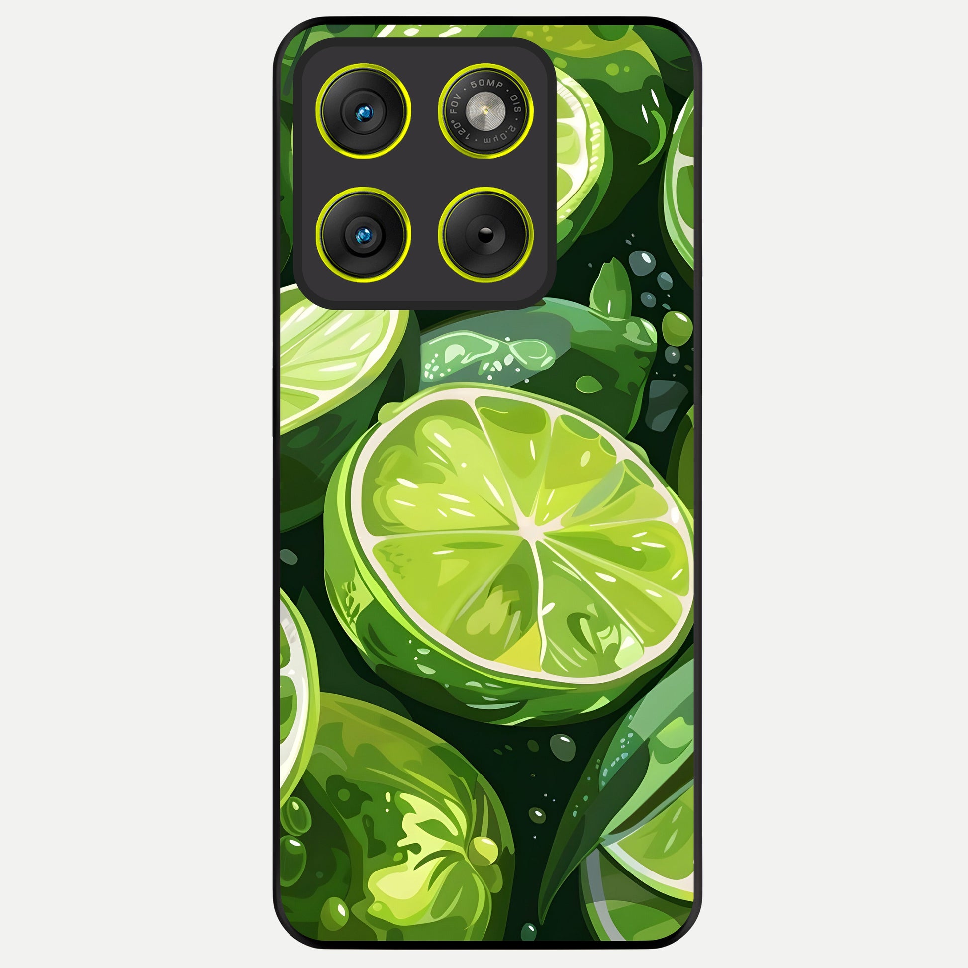  Green Kawasaki Glass Case For Moto Edge 70 back cover – full design glossy printed glass finish