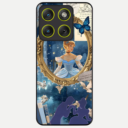  Midnight Queen Glass Case For Moto Edge 70 back cover – full design glossy printed glass finish