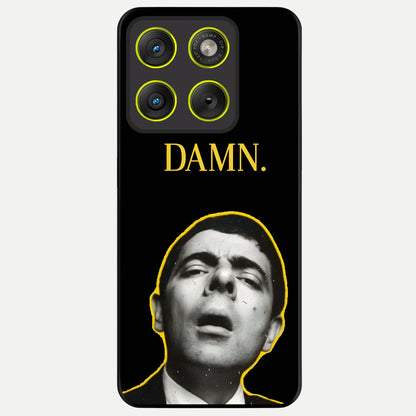  Mr Bean Damn Glass Case For Moto Edge 70 back cover – full design glossy printed glass finish