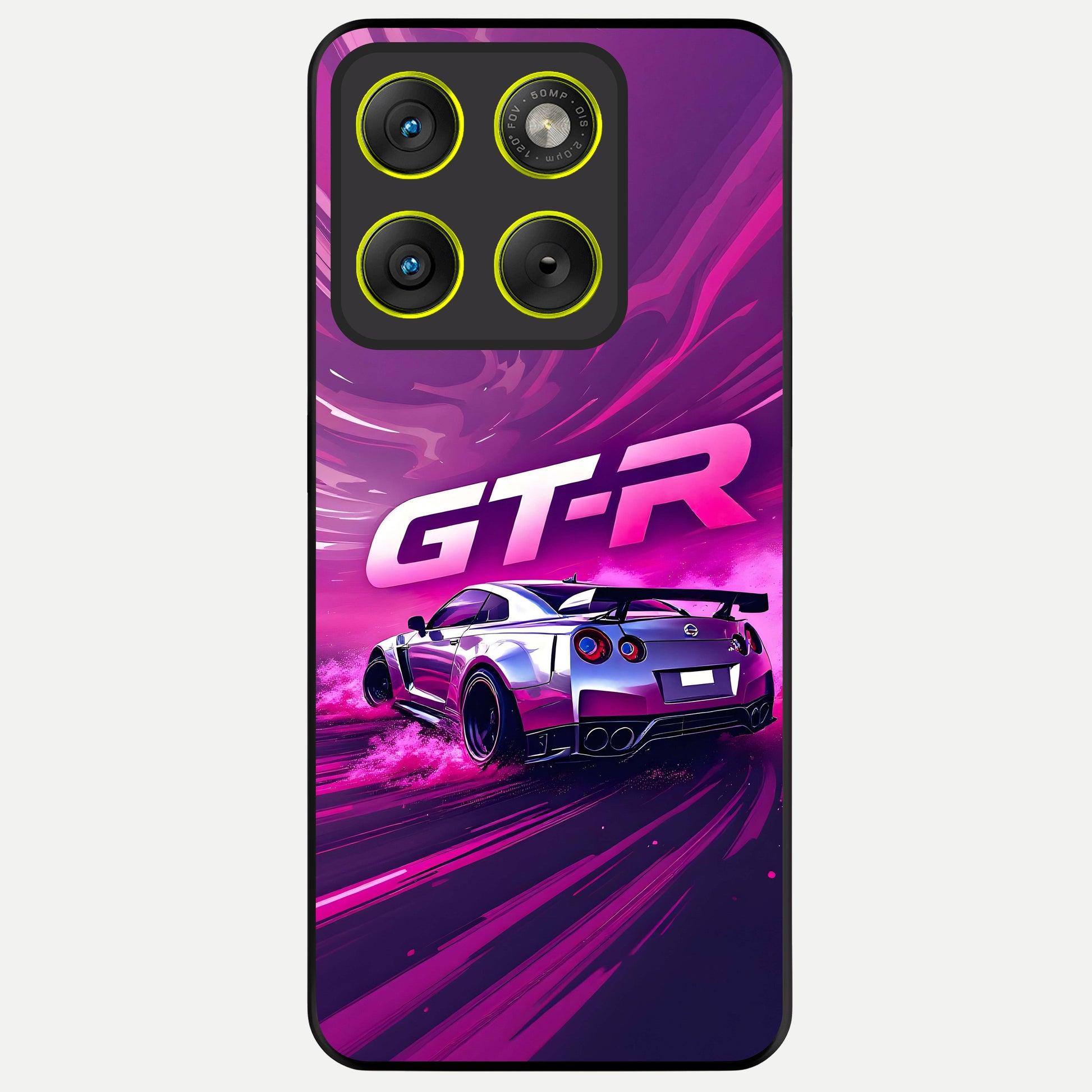  Speed Drift Legend Glass Case For Moto Edge 70 back cover – full design glossy printed glass finish