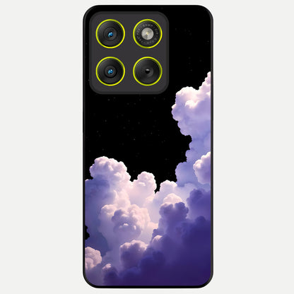  Starlit Night Whispers Glass Case For Moto Edge 70 back cover – full design glossy printed glass finish