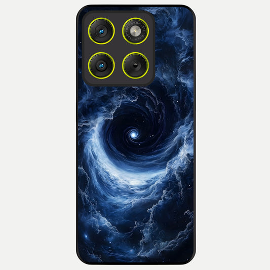  Stunning Galaxy Glass Case For Moto Edge 70 back cover – full design glossy printed glass finish