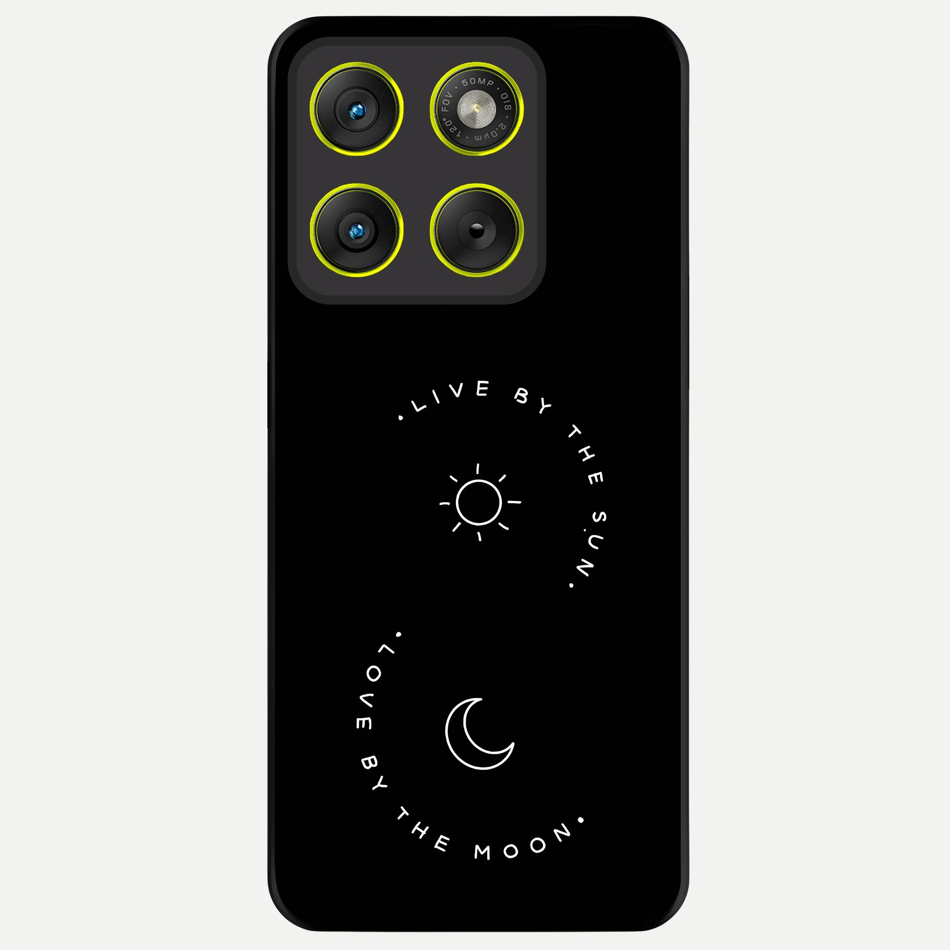  Sunflower Cat Art Glass Case For Moto Edge 70 back cover – full design glossy printed glass finish