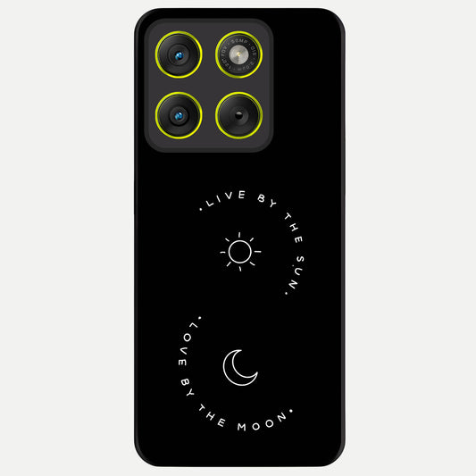  Sunflower Cat Art Glass Case For Moto Edge 70 back cover – full design glossy printed glass finish