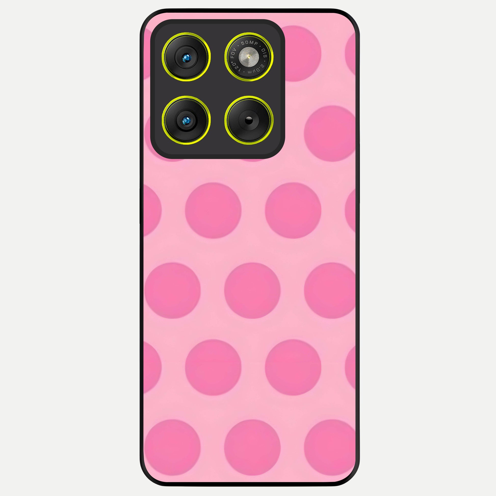  Sweet Dot Dreams Glass Case For Moto Edge 70 back cover – full design glossy printed glass finish