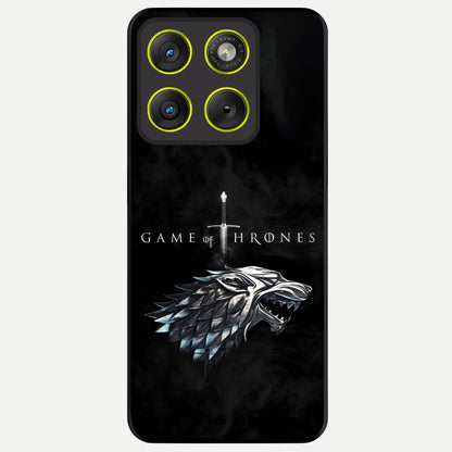  Throne Wolf Legacy Glass Case For Moto Edge 70 back cover – full design glossy printed glass finish