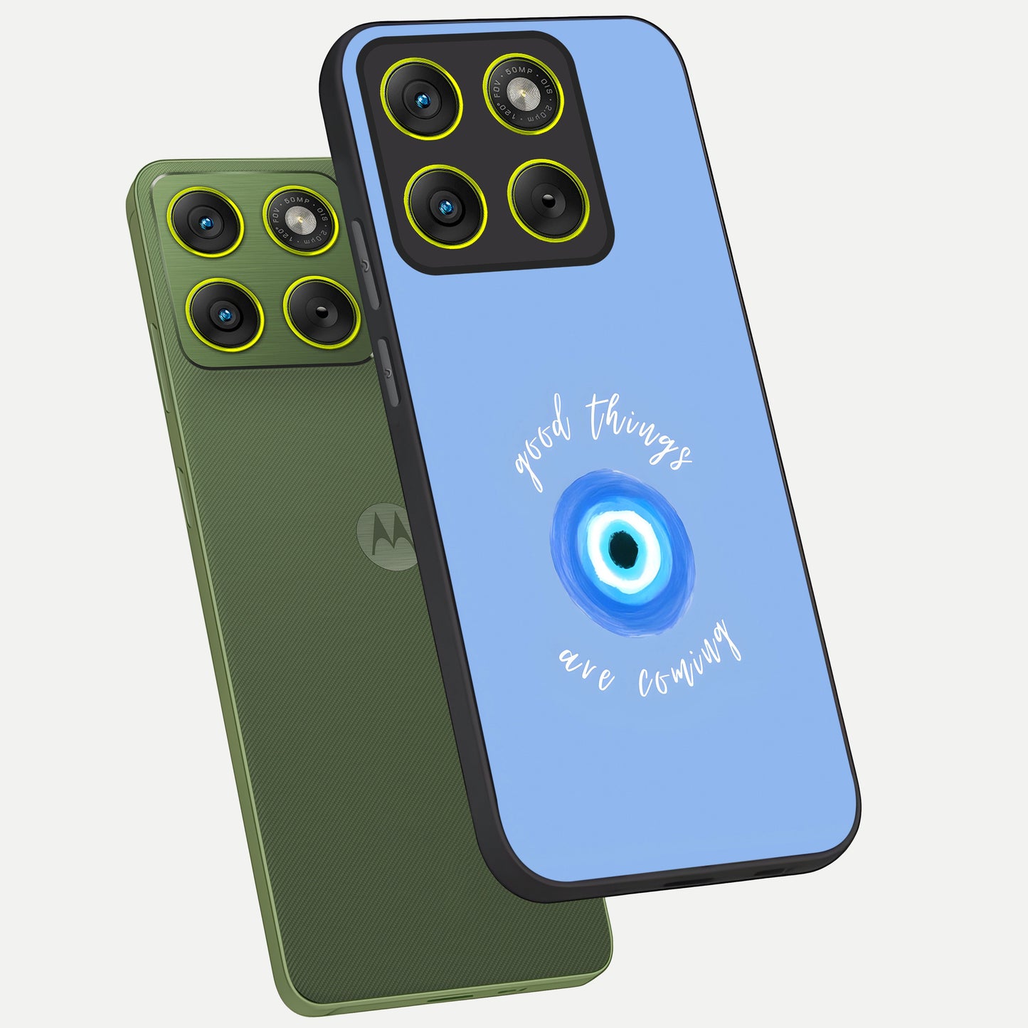  Bright Future Ahead phone case For Moto Edge 70 showing premium glass back cover with detailed artwork