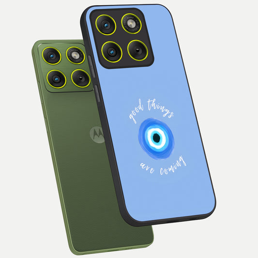  Bright Future Ahead phone case For Moto Edge 70 showing premium glass back cover with detailed artwork