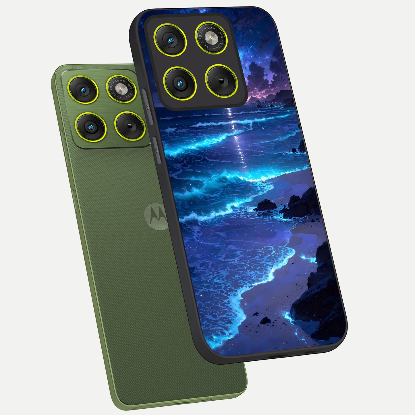  Classic Damn Look phone case For Moto Edge 70 showing premium glass back cover with detailed artwork