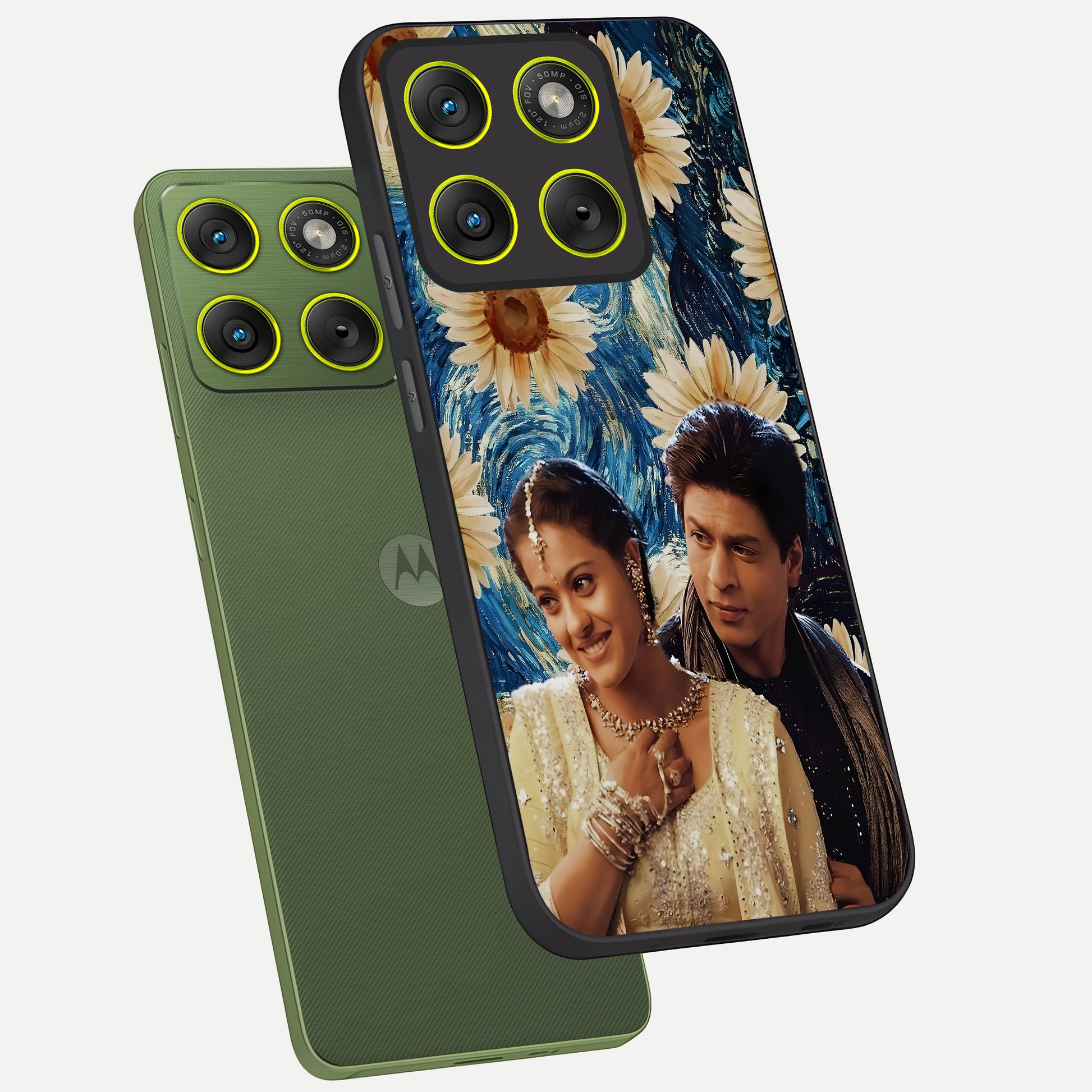  Eternal Love Story phone case For Moto Edge 70 showing premium glass back cover with detailed artwork