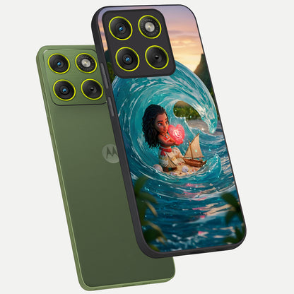  Heart of Ocean phone case For Moto Edge 70 showing premium glass back cover with detailed artwork