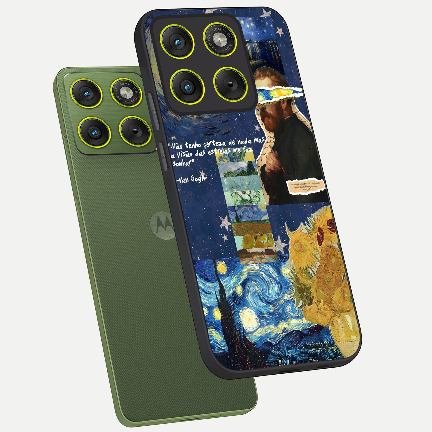  Starry Dream Vision phone case For Moto Edge 70 showing premium glass back cover with detailed artwork
